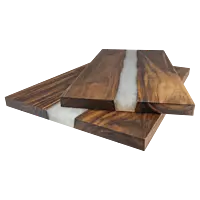 Acacia & Resin Serving Boards