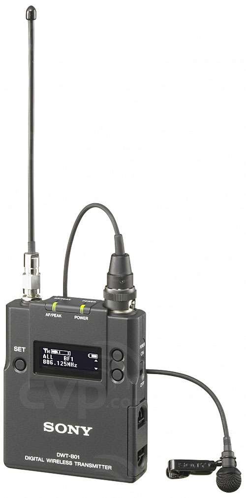 Sony DWT-B01N/E33 Digital Wireless Microphone Belt-Pack Transmitter