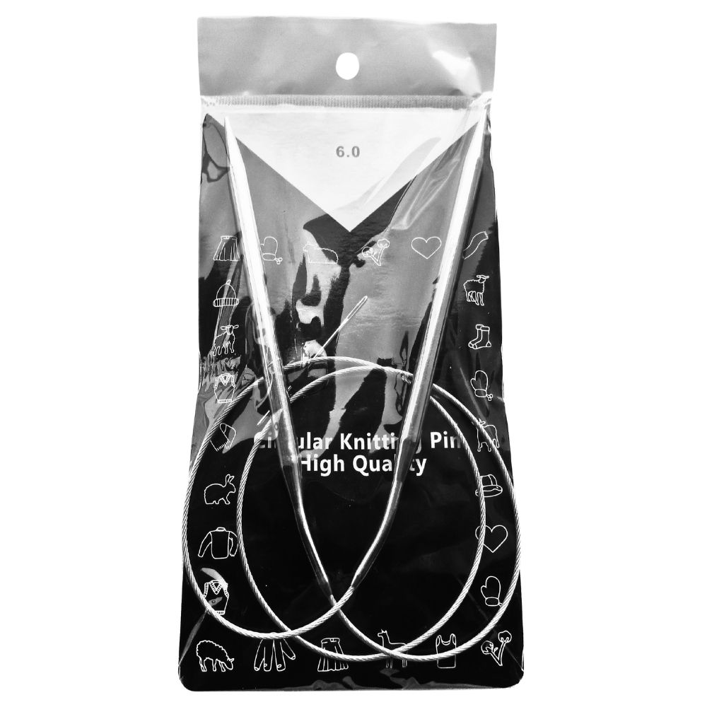 Aguja Circular No 6 X 80Cm Paquete X 10 Und Aguja Circular No 6 X 80Cm Paquete X 10 Und