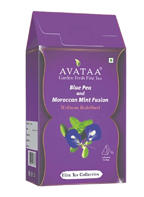 Blue Pea and Moroccan Mint Fusion in Pyramid Tea Bags