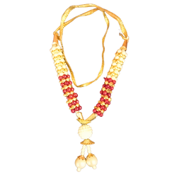Decorative Garland With Red and White beads