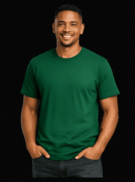190 GSM DH Black Label Combed Cotton Short Sleeve T-Shirts