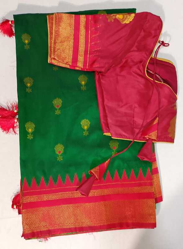 J145: Ready To Ship Beautiful Saree With Stitched Blouse J145: Ready To Ship Beautiful Saree With Stitched Blouse