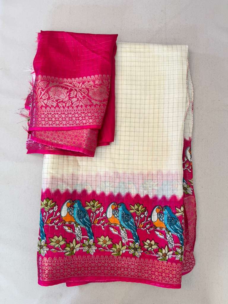 N221: Ready To Ship Beautiful Saree With Stitched Blouse