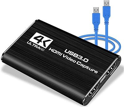 Audio Video Capture Card, HDMI USB3.0 4K 1080P Audio Video Capture Card, HDMI USB3.0 4K 1080P