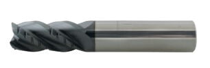 High Performance AlTiN Coated 4 Flute Solid Carbide Rougher - Finisher End Mill(03125.07500.R04.R00200.)