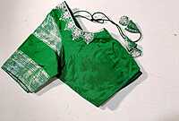 G199: Ready To Ship Beautiful Dual Shade Georgette Saree With Stitched Blouse