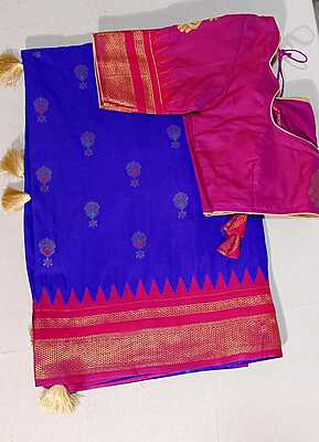 J146: Ready To Ship Beautiful Saree With Stitched Blouse