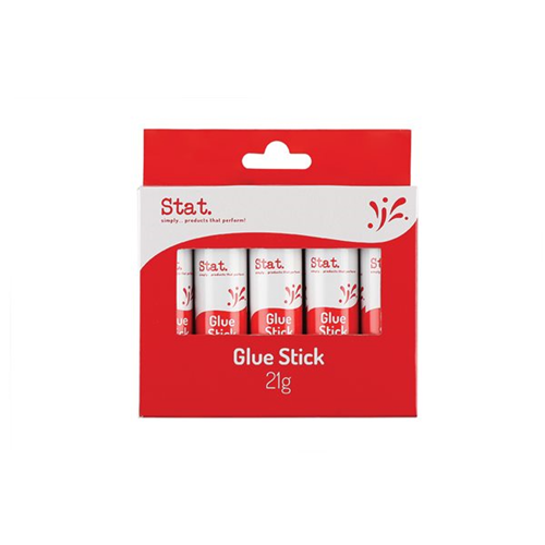 Stat Glue Stick PVP Clear 21gm Medium Pack  5