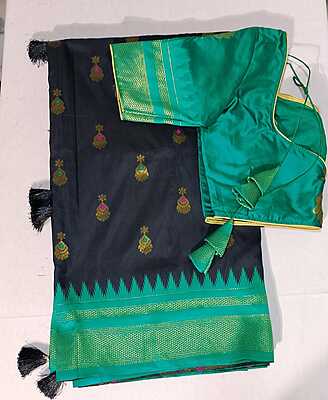 J147: Ready To Ship Beautiful Saree With Stitched Blouse