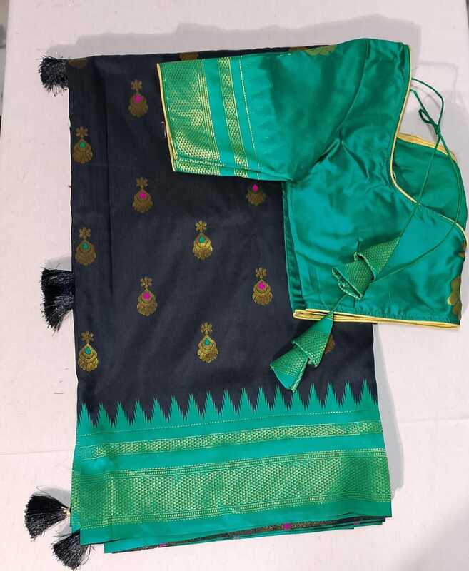 J147: Ready To Ship Beautiful Saree With Stitched Blouse J147: Ready To Ship Beautiful Saree With Stitched Blouse
