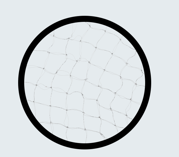 AmerCareRoyal Lightweight Latex Free Hairnet Black 24" 144 / bx