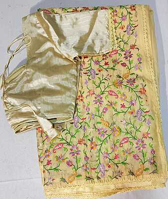 J137: Ready To Ship Beautiful Saree With Stitched Blouse