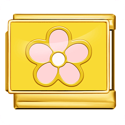 Golden Pink Flower