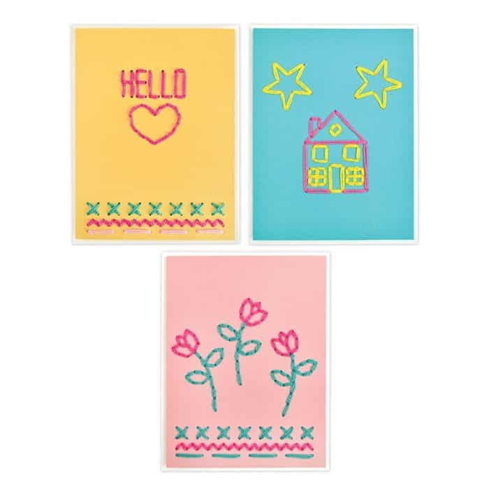 Fustella per carta - Casa, cuore, fiore e Stella da Ricamare