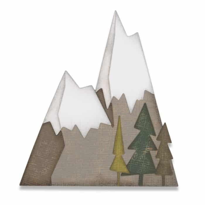 Fustella Thinlits per carta Le Montagne Fustella Thinlits per carta Le Montagne