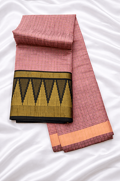 Semi Raw Silk - Pink
