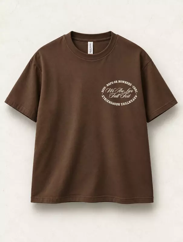 2026 We Are Live Fall Fest Shirt "NOFO OR NOWHERE"