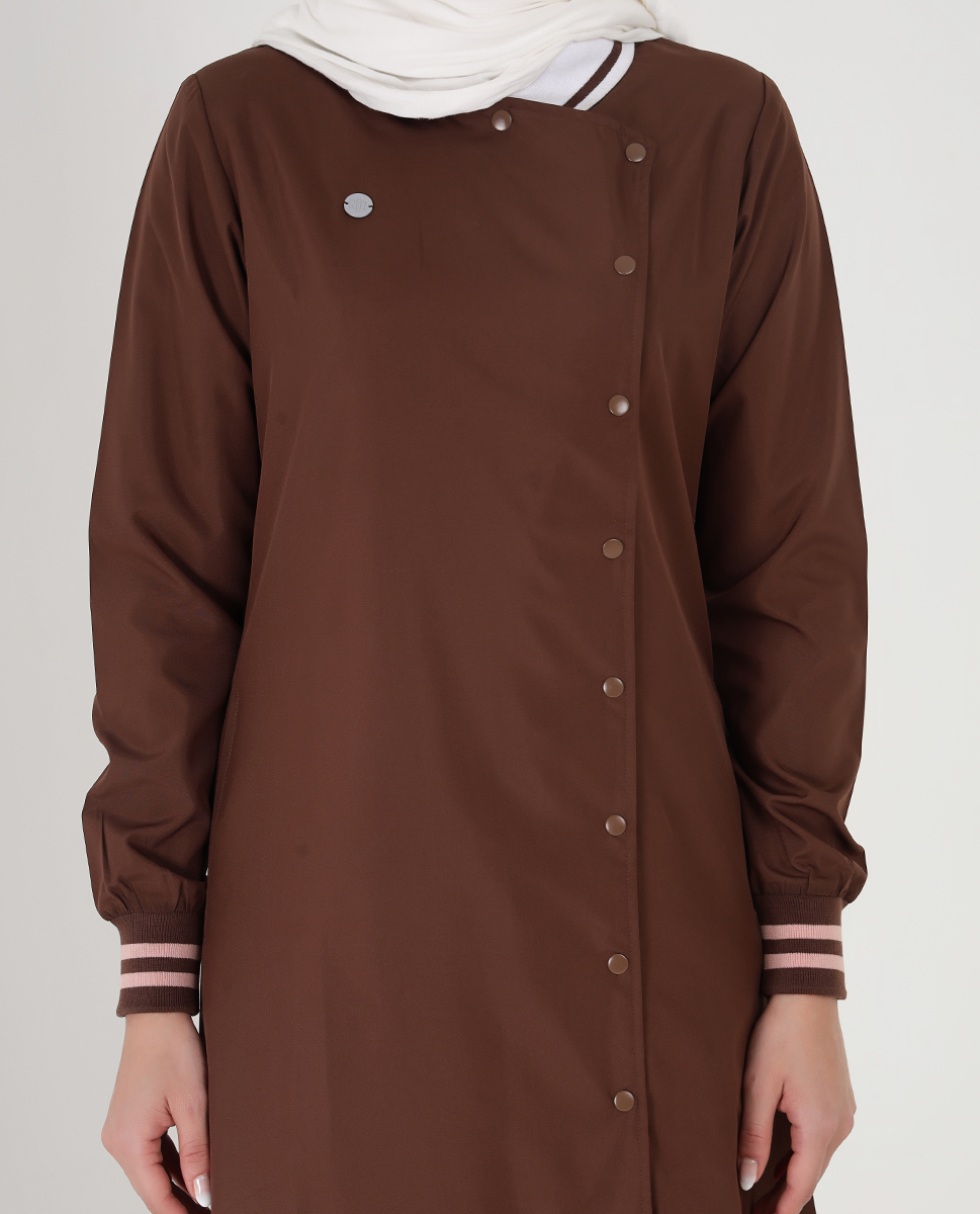 COFFEE HUE FULL OPEN JILBAB