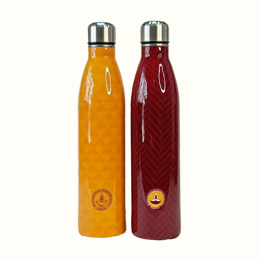 IITM Geometric Water Bottle - 1L - Maroon
