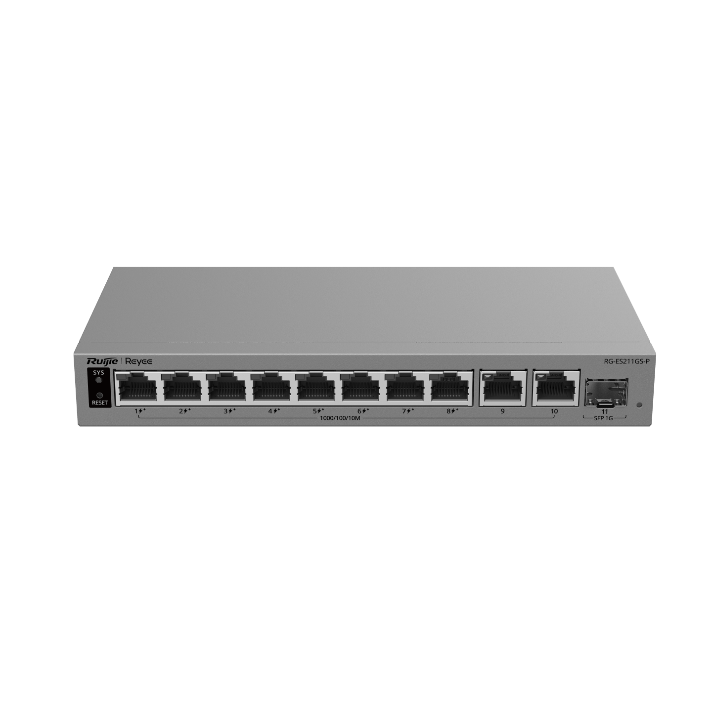 RG-ES211GS-10-Port Gigabit PoE Switch