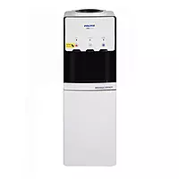 Front view of Voltas Minimagic Spring RV+, showing its three taps and the refrigerated cabinet door.