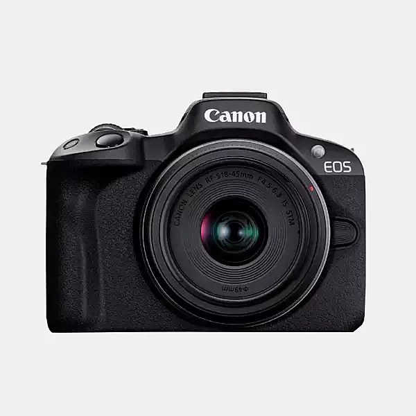 Canon EOS R50 Mirrorless Camera 24.2MP With RF-S18-45mm Lens - Black