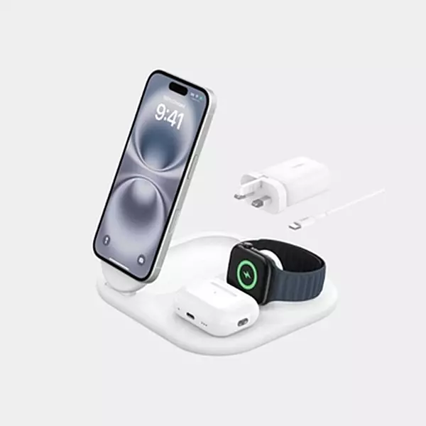Belkin BoostCharge 3-In-1 Magnetic Foldable Wireless Charger