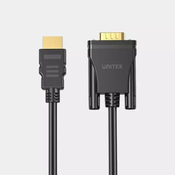 UNITEK HDMI to VGA Cable | 2m Cable Length