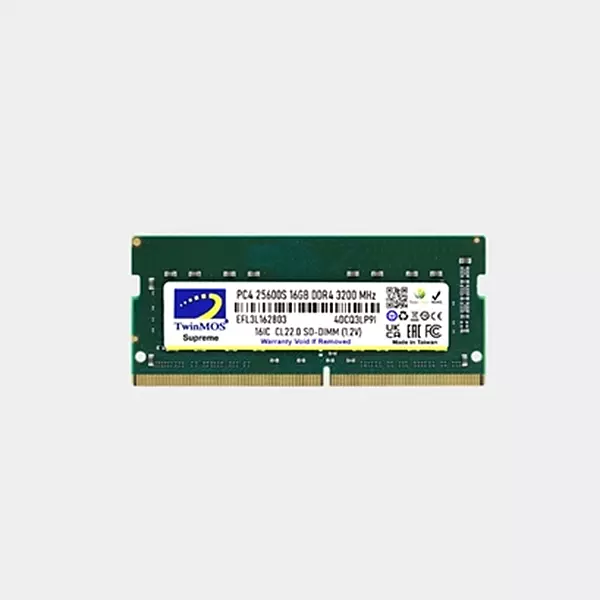 TwinMOS 16GB DDR4 SO-DIMM Laptop Memory