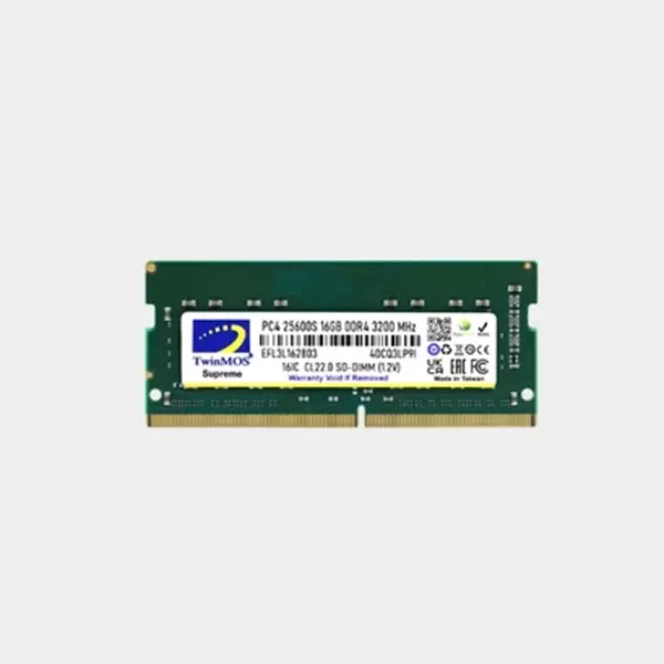 TwinMOS 16GB DDR4 SO-DIMM Laptop Memory