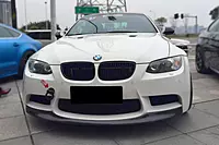 L1 Style Carbon Fiber Front Lip – BMW M3 E90/E92/E93 (2008–2012)