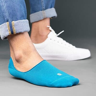 SockSoho - AZURE BLUE NO-SHOW