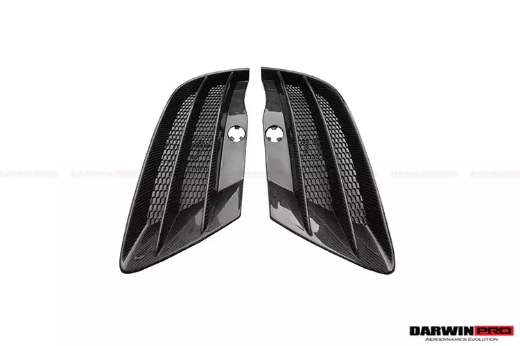 2009–2015 Audi R8 Coupe / Spyder Carbon Front Bumper Vents | CFRP + FGCF