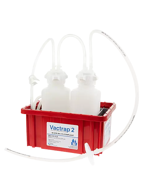 Vactrap™ 2 Vacuum Trap System, 1+1 L HDPE 1/EA