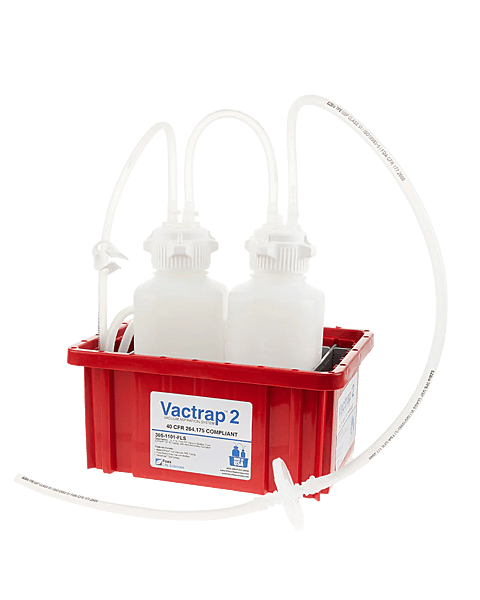 Vactrap™ 2 Vacuum Trap System, 1+1 L HDPE 1/EA