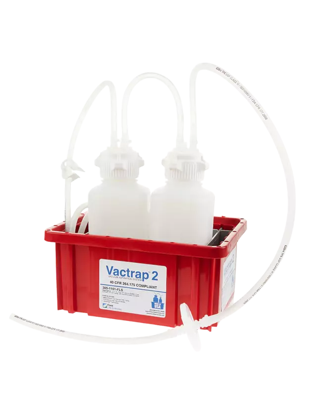 Vactrap™ 2 Vacuum Trap System, 1+1 L HDPE 1/EA