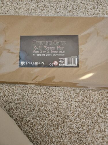 Cthulhu Wars 9-11 Earth Map PART 2 of 2 BOARD ONLY Peterson Games Factory Sealed