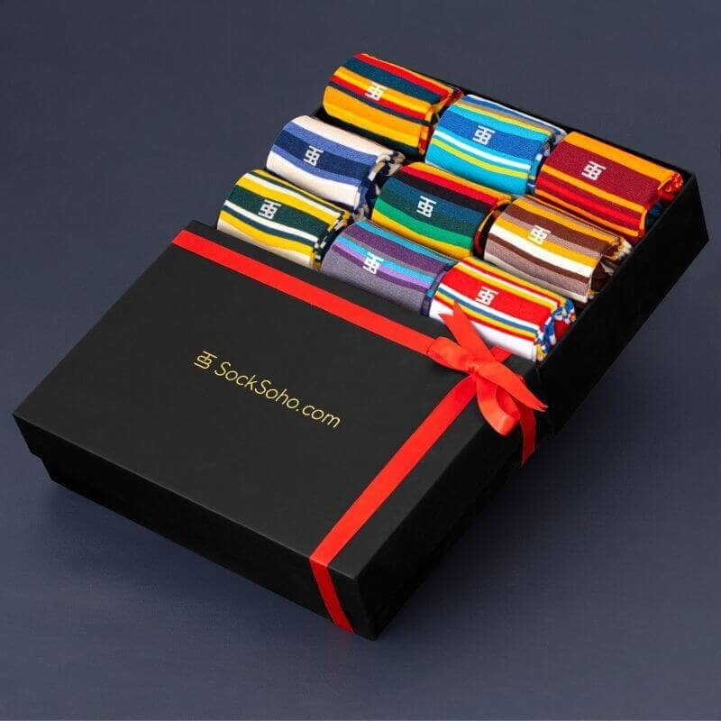SockSoho - SUMMER STRIPE GIFT BOX