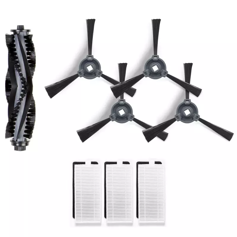 Ecovacs Deebot 500 Buddy Kit - 1 Main Brush, 4 Side Brush, 3 Filter/Sponge
