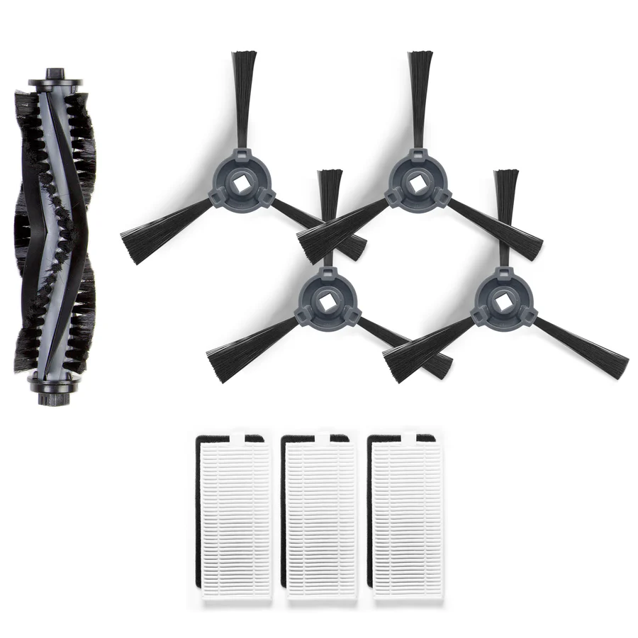 Ecovacs DEEBOT 500 Buddy Kit - 1 Main Brush, 4 Side Brush, 3 Filter/Sponge