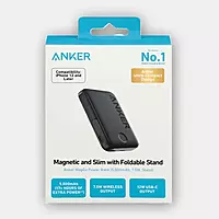 ANKER MagGO Power Bank 5000mAh, Magnetic and Slim With Foldable Stand - A1618H11