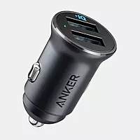 Anker PowerDrive 2 Alloy Car Charger – Black
