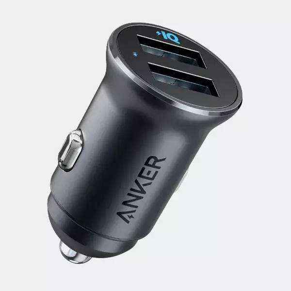 Anker PowerDrive 2 Alloy Car Charger – Black