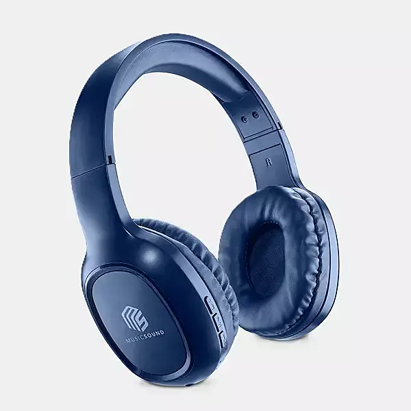 Cellularline Bluetooth Headphones Ms Basic - Blue