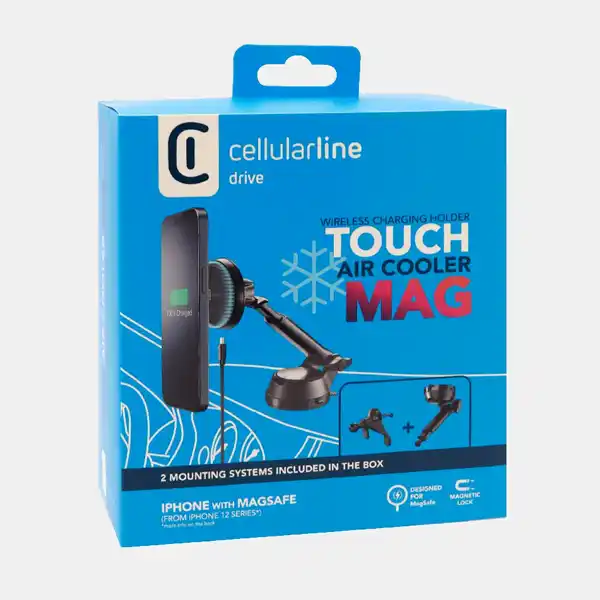 Cellularline Touch Air Cooler Mag Magnetic Wireless Charger