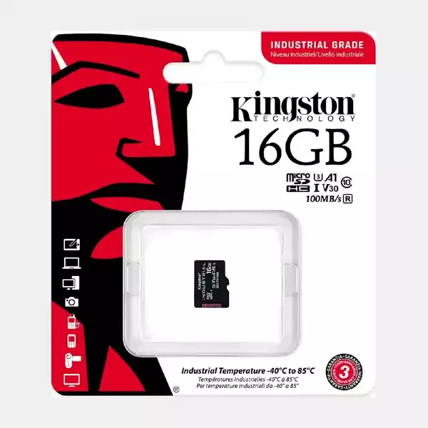 Kingston Industrial 16GB microSD Memory Card