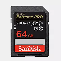 Sandisk Extreme Pro 64GB 200MB/S SDXC UHS-I Card