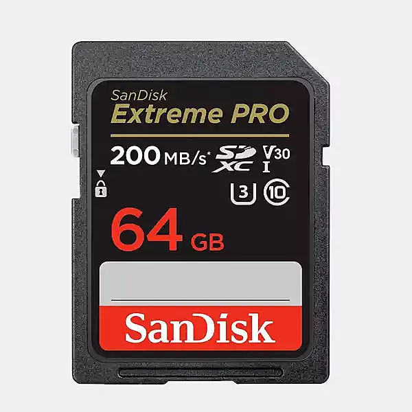 Sandisk Extreme Pro 64GB 200MB/S SDXC UHS-I Card