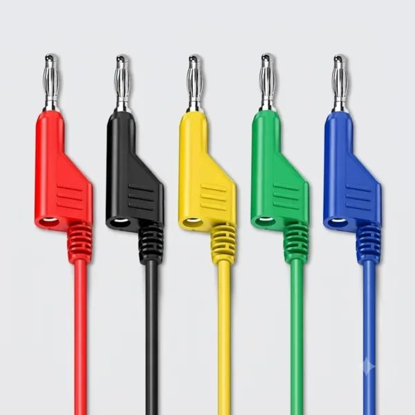 Stackable Banana to Banana Plug Test Cable (5 pack)